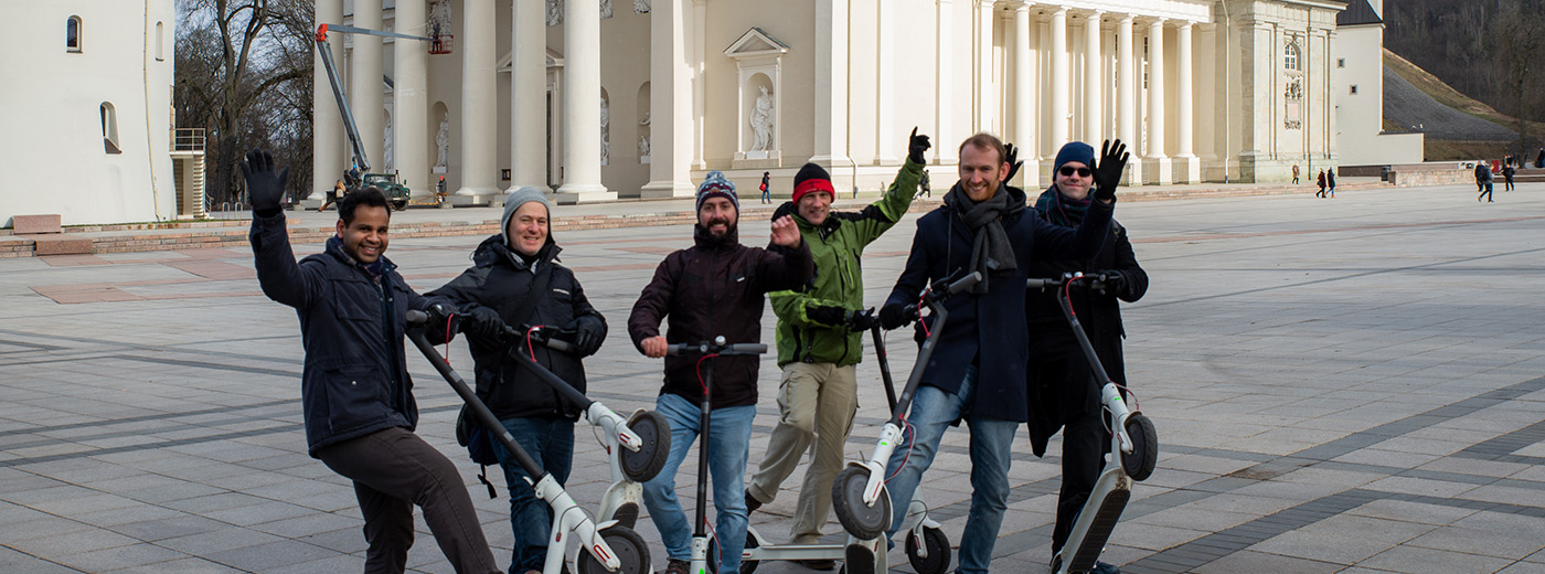 E-scooter tour in Vilnius